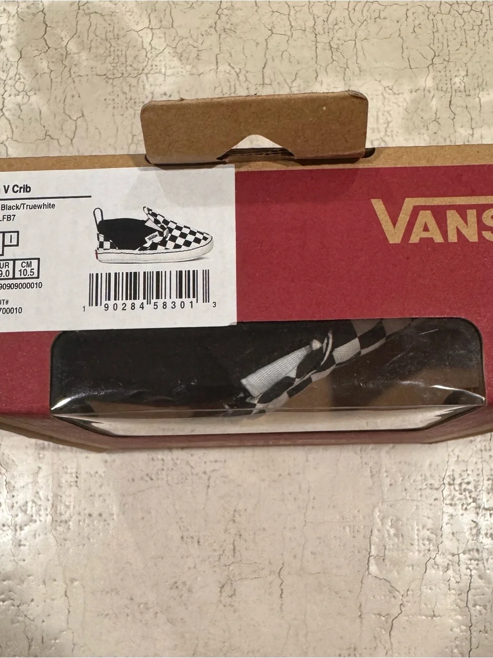 Vans Infant Slip-On V Crib Checkerboard Shoe